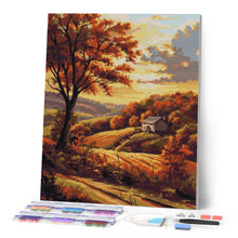 Laden Sie das Bild in den Galerie-Viewer, Diamond Painting - Herbstliche Landschaft