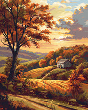 Laden Sie das Bild in den Galerie-Viewer, Diamond Painting - Herbstliche Landschaft