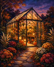 Laden Sie das Bild in den Galerie-Viewer, Diamond Painting - Leuchtendes Herbstgewächshaus