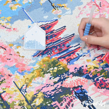 Laden Sie das Bild in den Galerie-Viewer, Diamond Painting - Herbst-Eichhörnchen – 40 x 50 cm auf Keilrahmen gespannt