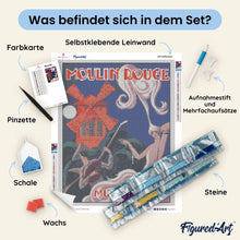Laden Sie das Bild in den Galerie-Viewer, Diamond Painting - Plakat Moulin Rouge - Music Hall
