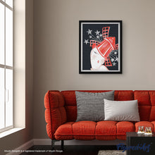 Laden Sie das Bild in den Galerie-Viewer, Diamond Painting - Plakat Moulin Rouge - Paris unter den Sternen – 40 x 50 cm auf Keilrahmen gespannt