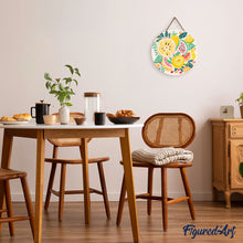 Laden Sie das Bild in den Galerie-Viewer, Diamond Painting auf Holzscheibe - Früchte