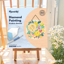 Laden Sie das Bild in den Galerie-Viewer, Diamond Painting auf Holzscheibe - Früchte