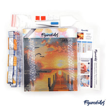 Laden Sie das Bild in den Galerie-Viewer, Mini Diamond Painting 25 x 25 cm - Weihnachtsglocken