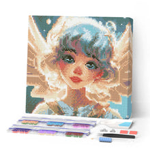 Laden Sie das Bild in den Galerie-Viewer, Mini Diamond Painting 25 x 25 cm - Süßer Kleiner Engel