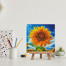 Laden Sie das Bild in den Galerie-Viewer, Mini Diamond Painting 25 x 25 cm - Sonnegeküsste Sonnenblume