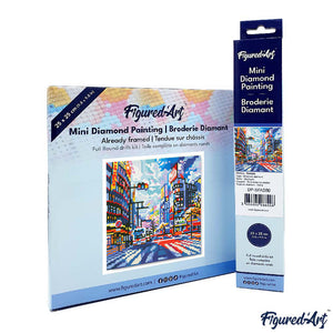 Mini Diamond Painting 25 x 25 cm - Shibuya Pop Art