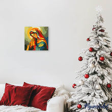 Laden Sie das Bild in den Galerie-Viewer, Mini Diamond Painting 25 x 25 cm - Betende Maria