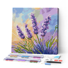 Laden Sie das Bild in den Galerie-Viewer, Mini Diamond Painting 25 x 25 cm Figured'Art - Lavendel