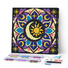 Laden Sie das Bild in den Galerie-Viewer, Mini Diamond Painting 25 x 25 cm Figured'Art - Himmlisches Mandala