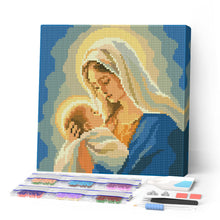 Laden Sie das Bild in den Galerie-Viewer, Mini Diamond Painting 25 x 25 cm Figured'Art - Marias Umarmung