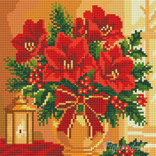 Laden Sie das Bild in den Galerie-Viewer, Mini Diamond Painting 25 x 25 cm - Weihnachtssterne