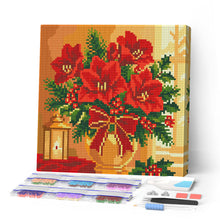 Laden Sie das Bild in den Galerie-Viewer, Mini Diamond Painting 25 x 25 cm Figured'Art - Weihnachtssterne