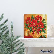 Laden Sie das Bild in den Galerie-Viewer, Mini Diamond Painting 25 x 25 cm - Weihnachtssterne