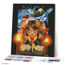 Laden Sie das Bild in den Galerie-Viewer, Diamond Painting - Harry Potter und der Stein der Weisen – 40 x 50 cm auf Keilrahmen gespannt