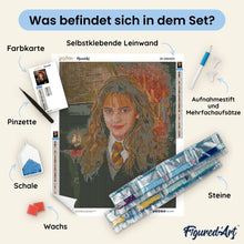 Laden Sie das Bild in den Galerie-Viewer, Diamond Painting - Harry Potter - Porträt von Hermine Granger