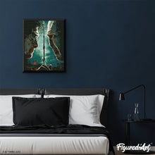 Laden Sie das Bild in den Galerie-Viewer, Diamond Painting - Harry Potter gegen Lord Voldemort – 40 x 50 cm auf Keilrahmen gespannt