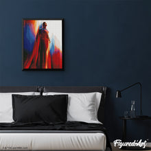 Laden Sie das Bild in den Galerie-Viewer, Diamond Painting - Superman 2025 im Aufstieg – 40 x 50 cm auf Keilrahmen gespannt