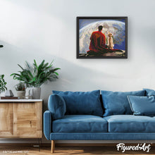 Laden Sie das Bild in den Galerie-Viewer, Diamond Painting - Superman und Krypto – 40 x 50 cm auf Keilrahmen gespannt