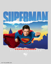 Laden Sie das Bild in den Galerie-Viewer, Diamond Painting - Superman mit Skyline – 40 x 50 cm auf Keilrahmen gespannt