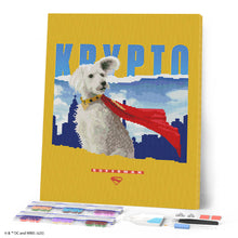 Laden Sie das Bild in den Galerie-Viewer, Diamond Painting - Superman - Krypto mit Skyline
