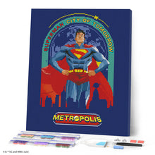 Laden Sie das Bild in den Galerie-Viewer, Diamond Painting - Superman - Stadt der Zukunft