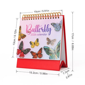 Diamond Painting Kalender 2026 – Schmetterlinge