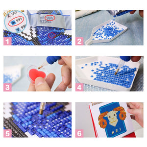 Diamond Painting Kalender 2026 – Sternzeichen