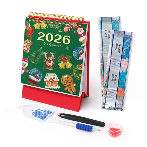 Diamond Painting Kalender 2026 – Weihnachtsikonen Figured'Art