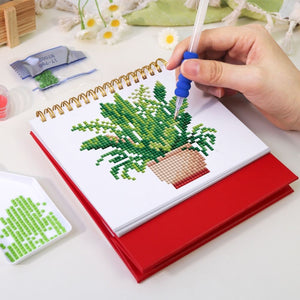 Diamond Painting Kalender 2026 – Zimmerpflanzen im Topf