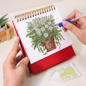 Diamond Painting Kalender 2026 – Zimmerpflanzen im Topf