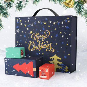 Diamond Painting Adventskalender 2025 - 24 Türchen für einen Glanz-Countdown (Blau)