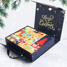 Laden Sie das Bild in den Galerie-Viewer, Diamond Painting Adventskalender 2025 - 24 Türchen für einen Glanz-Countdown (Blau)