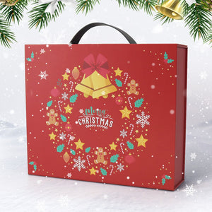Diamond Painting Adventskalender 2025 - 24 Türchen für einen Glanz-Countdown (Rot)