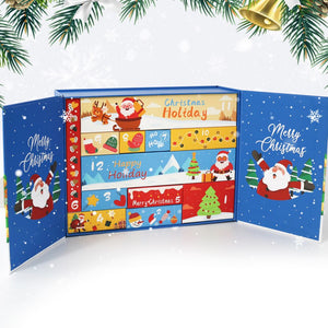 Diamond Painting Adventskalender 2025 - 12 Tage voller Schimmer (Blau)