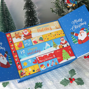 Diamond Painting Adventskalender 2025 - 12 Tage voller Schimmer (Blau)