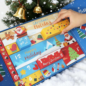 Diamond Painting Adventskalender 2025 - 12 Tage voller Schimmer (Blau)