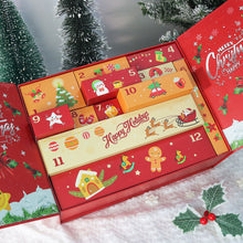 Laden Sie das Bild in den Galerie-Viewer, Diamond Painting Adventskalender 2025 - 12 Tage voller Schimmer (Rot)