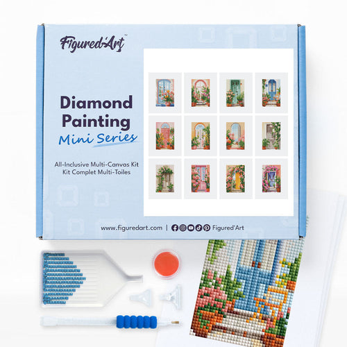 Mini Serie Diamond Painting - Gartentorserie