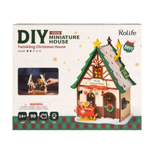 Laden Sie das Bild in den Galerie-Viewer, Miniaturhaus - Funkelndes Weihnachtsheim