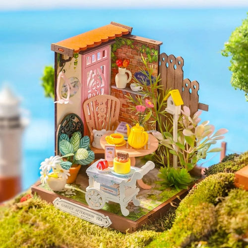 Miniaturhaus - Eleganter Tee Garten