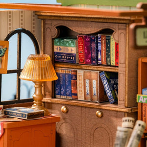 Miniaturhaus - Die Bibliothek der Muse