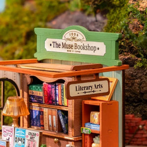 Miniaturhaus - Die Bibliothek der Muse