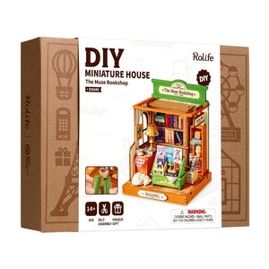 Miniaturhaus - Die Bibliothek der Muse