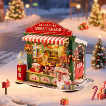 Laden Sie das Bild in den Galerie-Viewer, Miniaturhaus - Weihnachts-Süßigkeitenstand Figured'Art