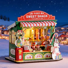 Laden Sie das Bild in den Galerie-Viewer, Miniaturhaus - Weihnachts-Süßigkeitenstand