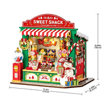 Laden Sie das Bild in den Galerie-Viewer, Miniaturhaus - Weihnachts-Süßigkeitenstand