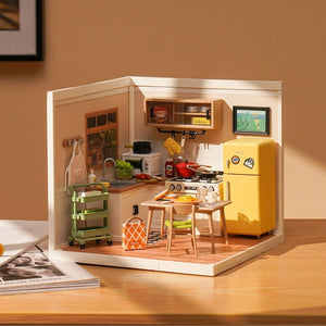 Miniaturhaus - Küche der Glücklichen Mahlzeiten