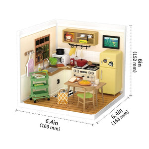 Miniaturhaus - Küche der Glücklichen Mahlzeiten